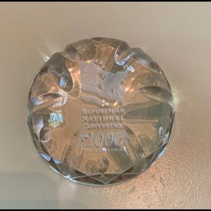 NIB Waterford Crystal GOP Convention 2000